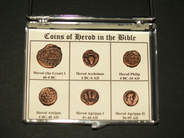Coins of the Herods of the Bible Replicas - Click Image to Close